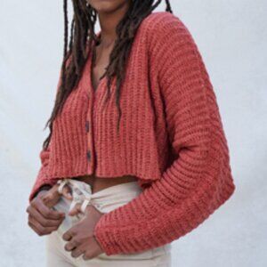 Urban Outfitters Ashlyn Batwing Cropped Cardigan